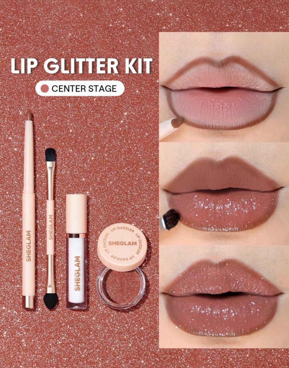 Lip glitter