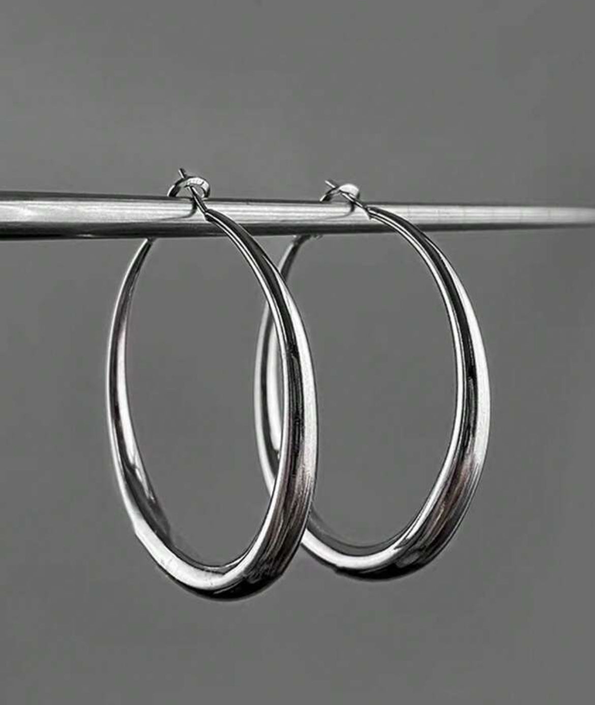 Silver earrings