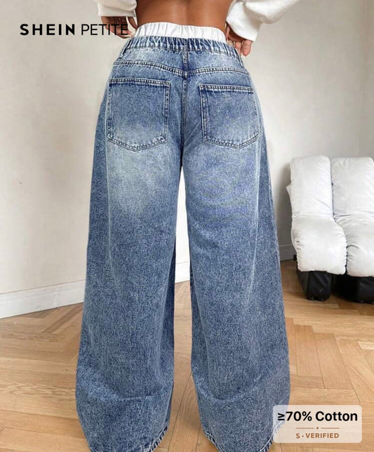 Wide leg jeans