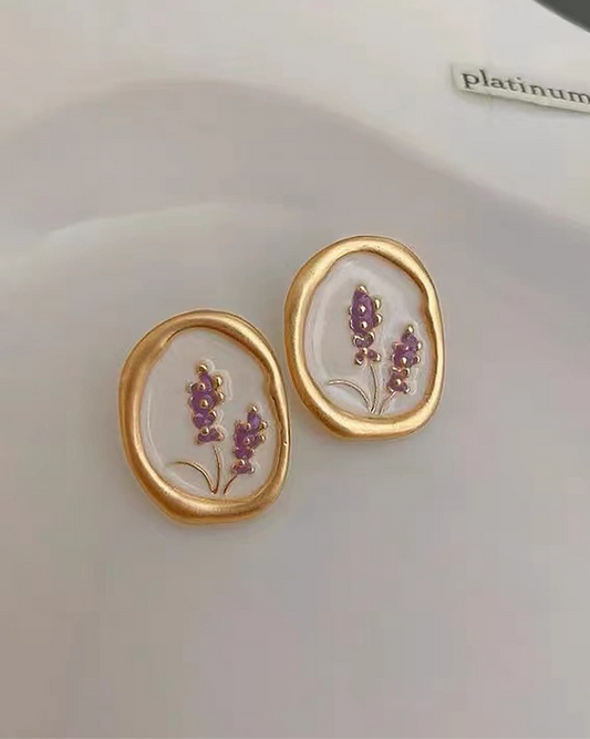 Flower earrings