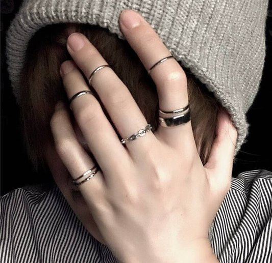 7pcs rings set