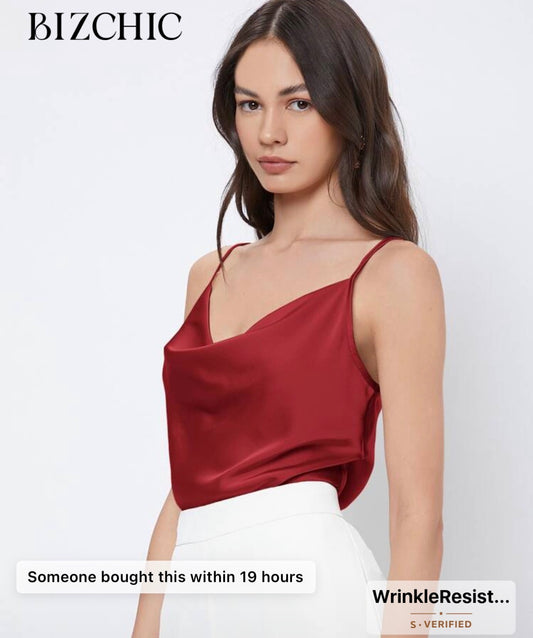 Satin top