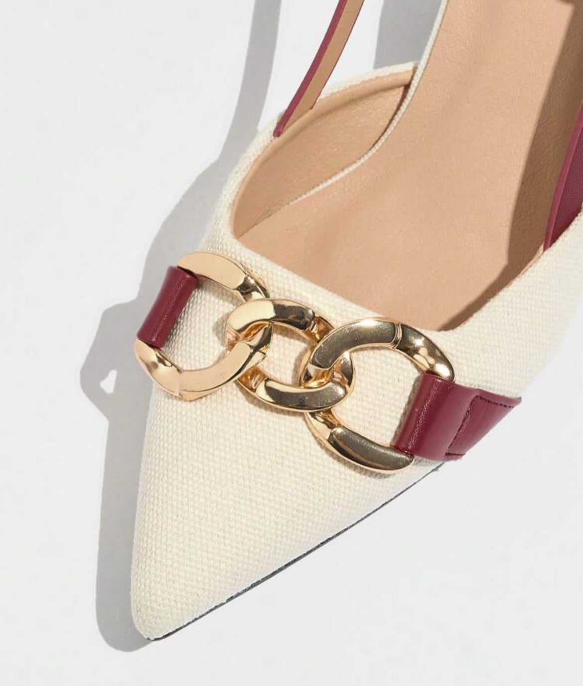 Beige heels