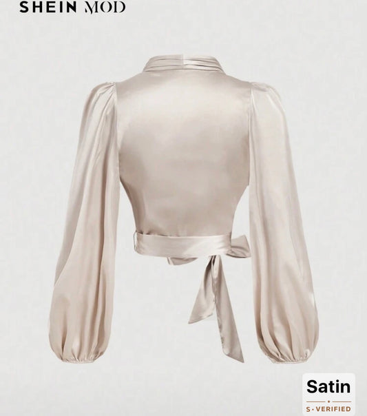 Wrapped blouse