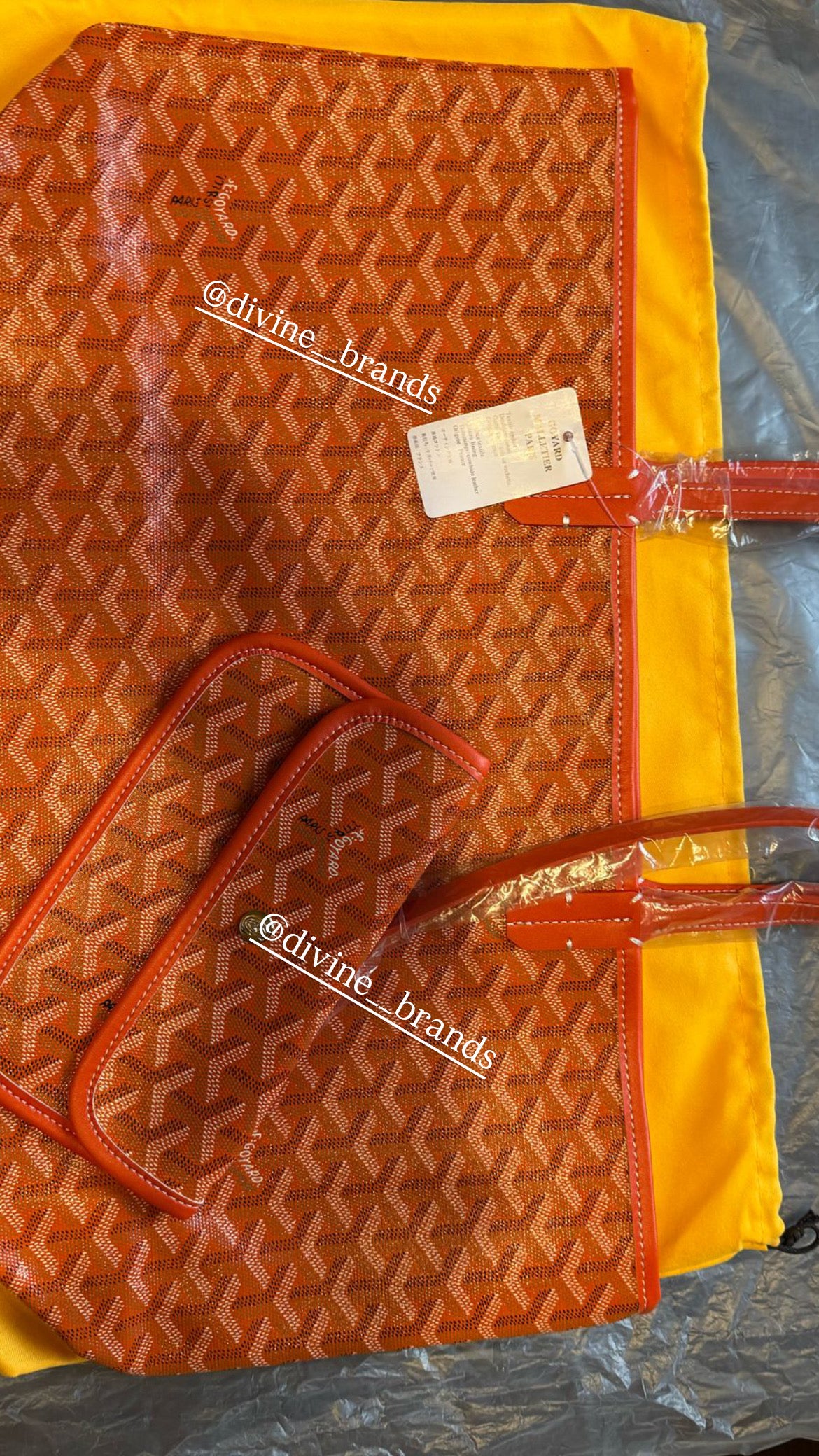 Goyard tote bag