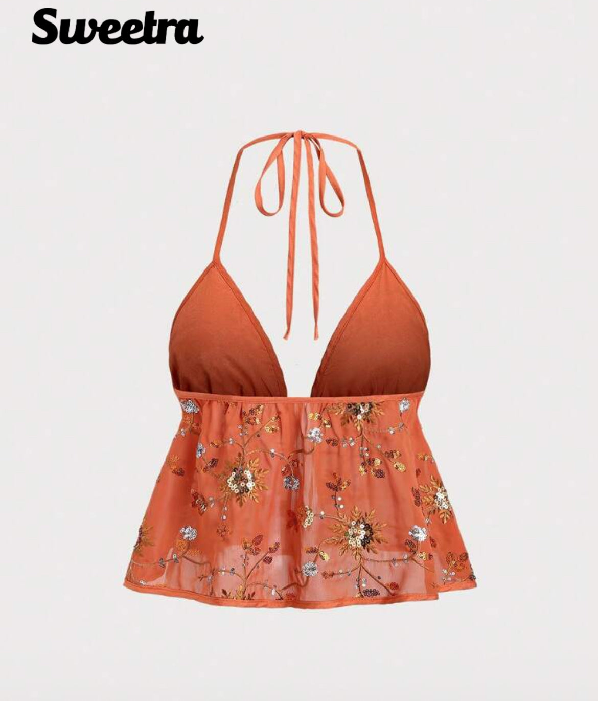 Tie strap top