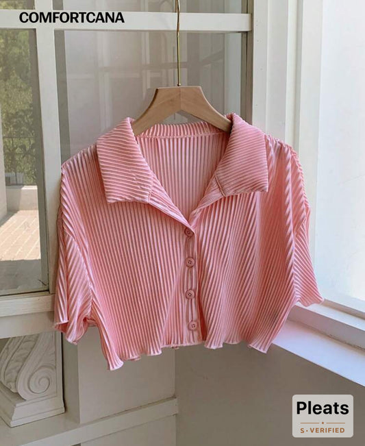 Pleated shirt