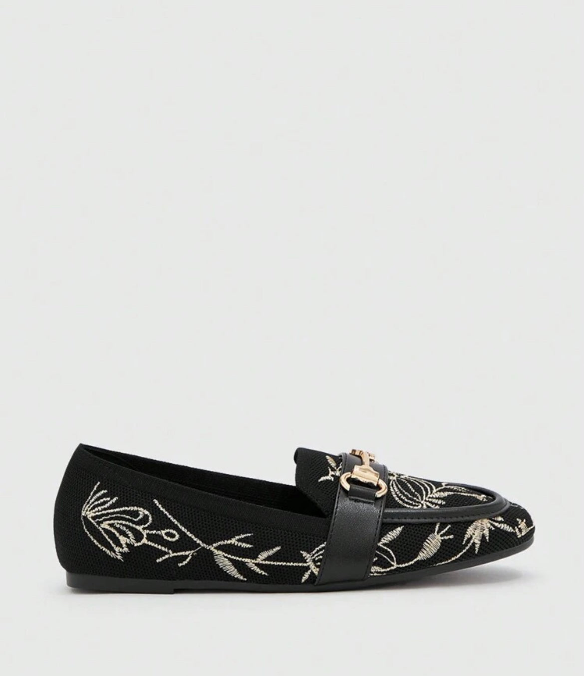 Black loafers