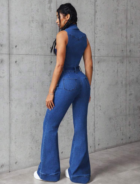 Denim jumpsuit