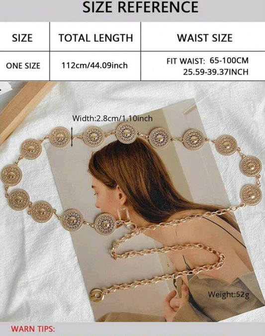 Waist chain belt