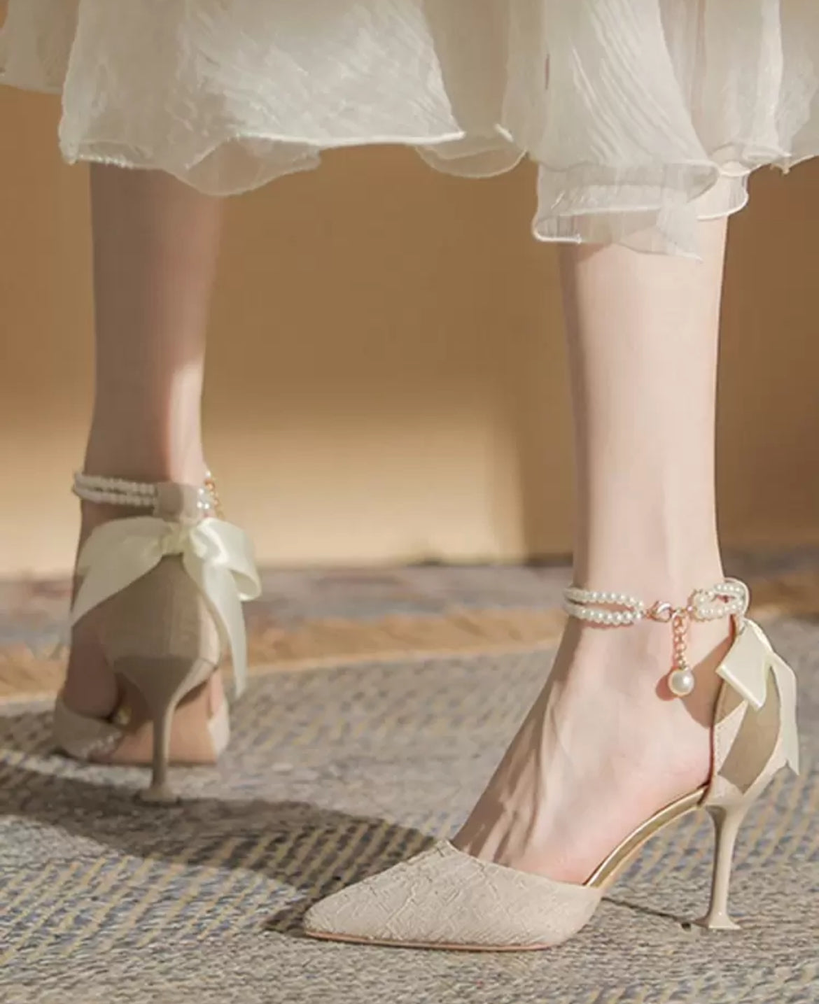 Pearl heels