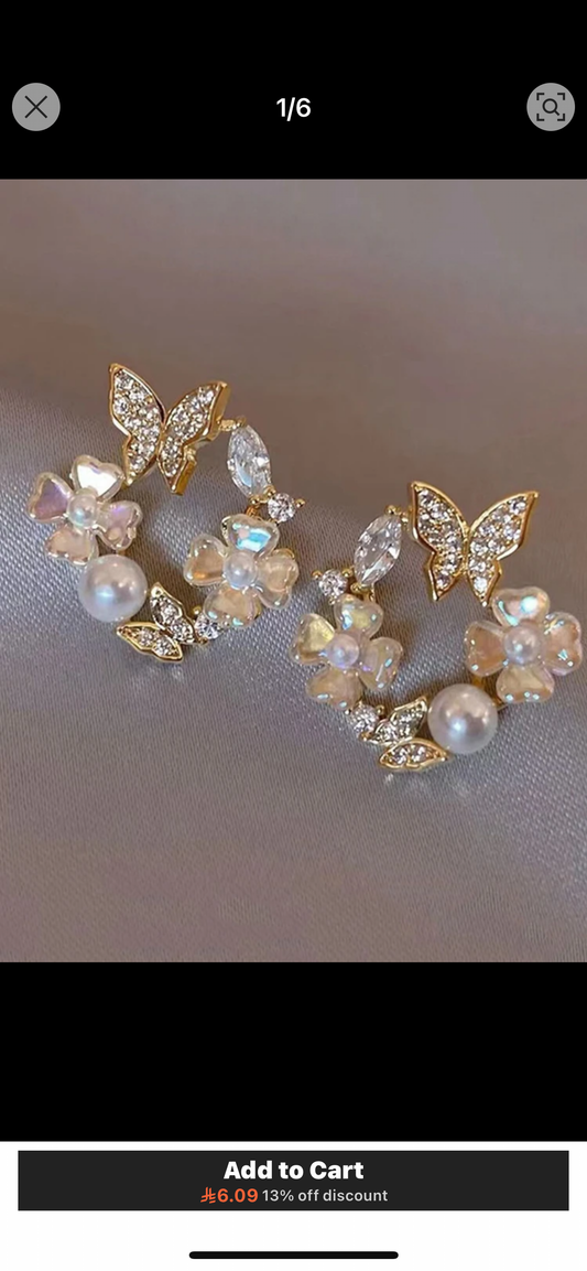 Butterfly earrings