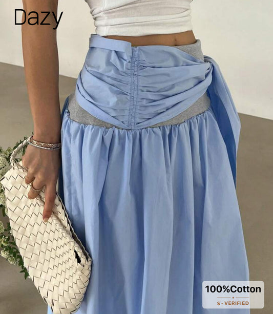 Baby blue skirt