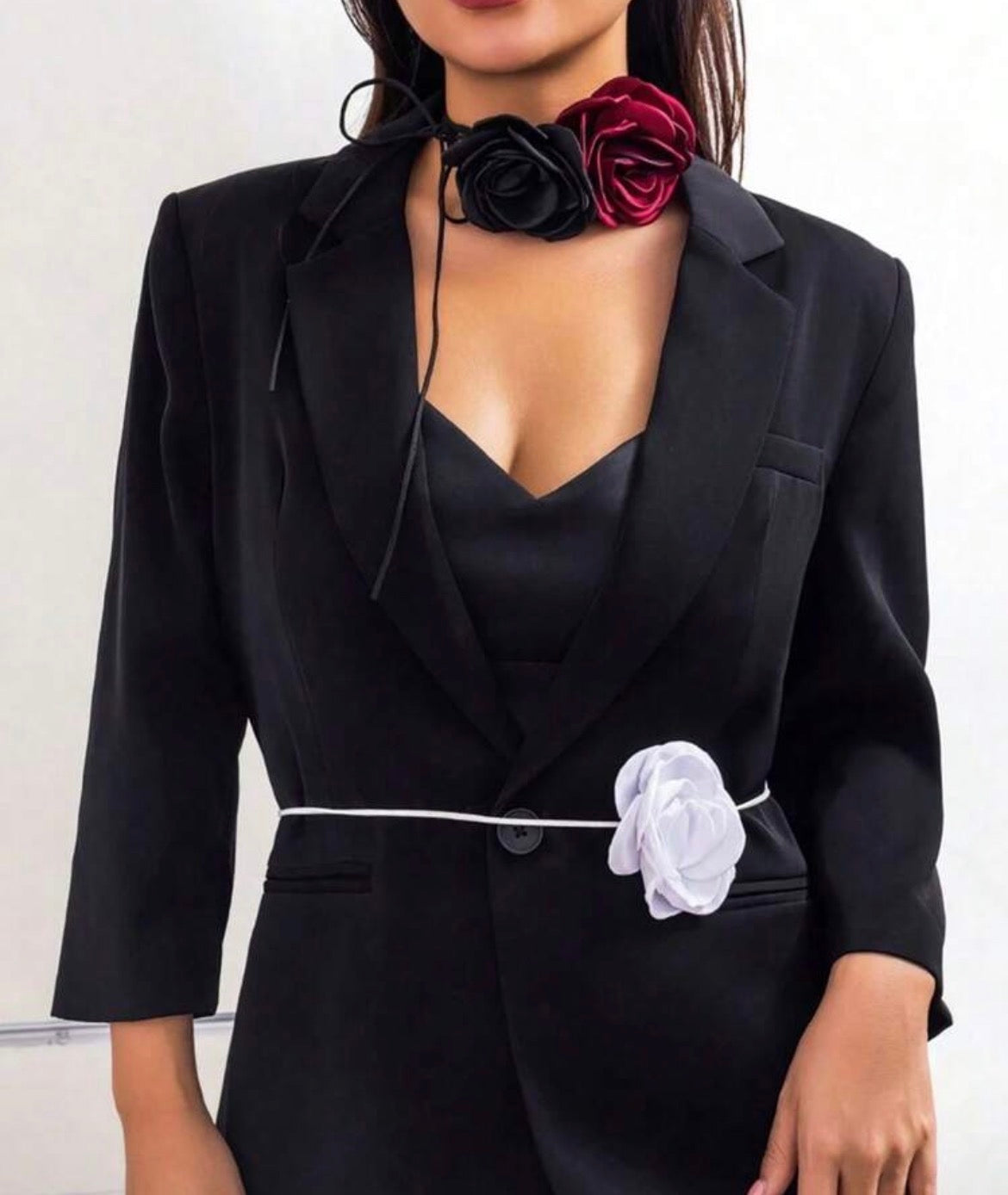 Silk ribbon necklace