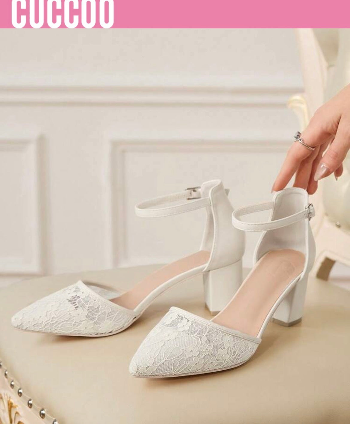 Lace heels