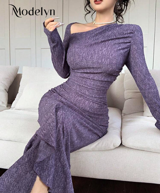 Purple dress