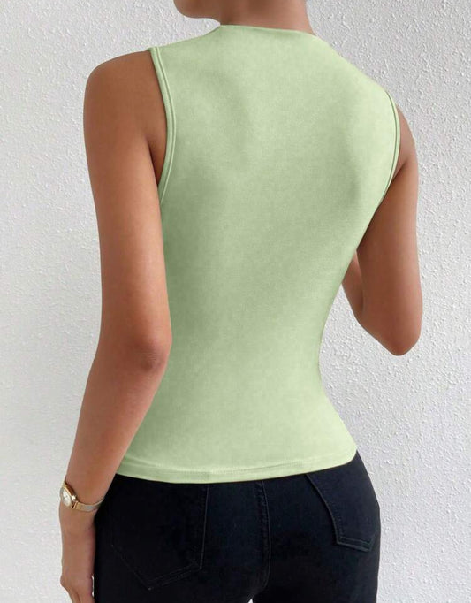 Ruched tank top