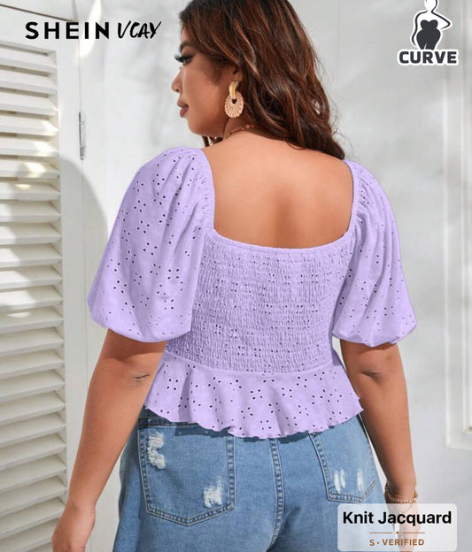 Puff sleeve blouse