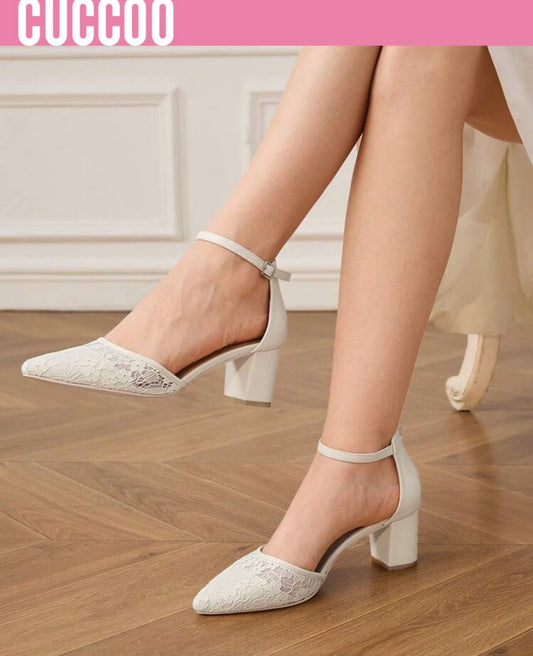 Lace heels