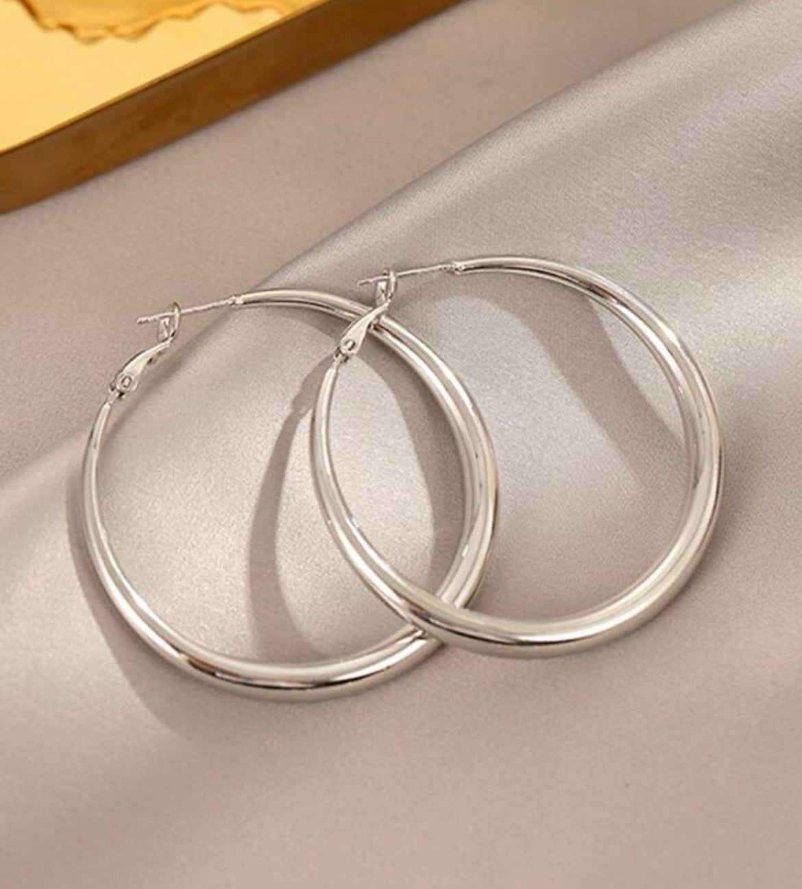 Silver earrings
