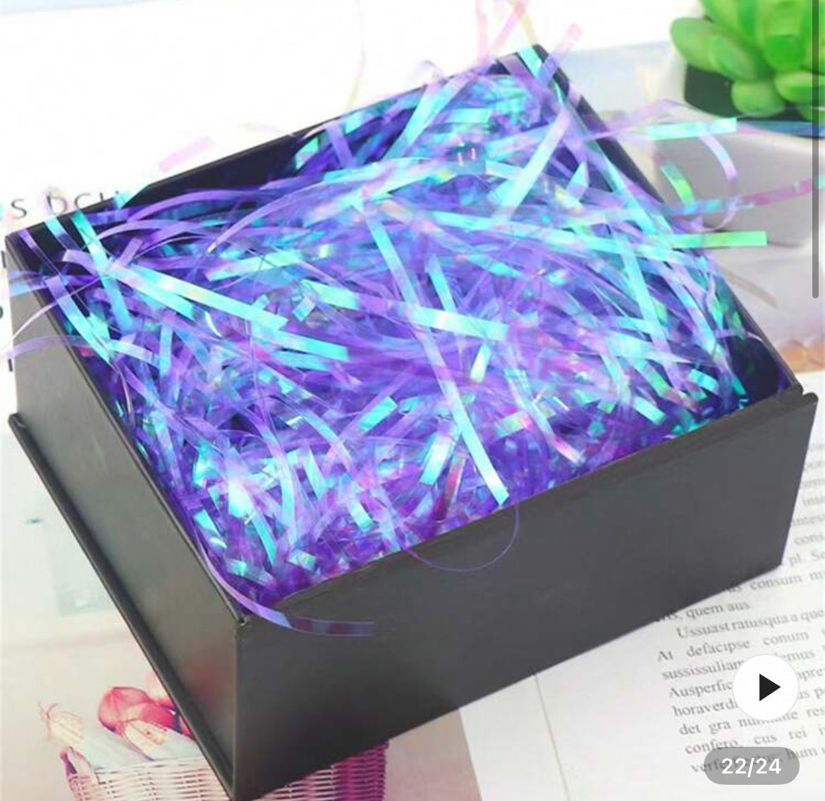 Shredded grass