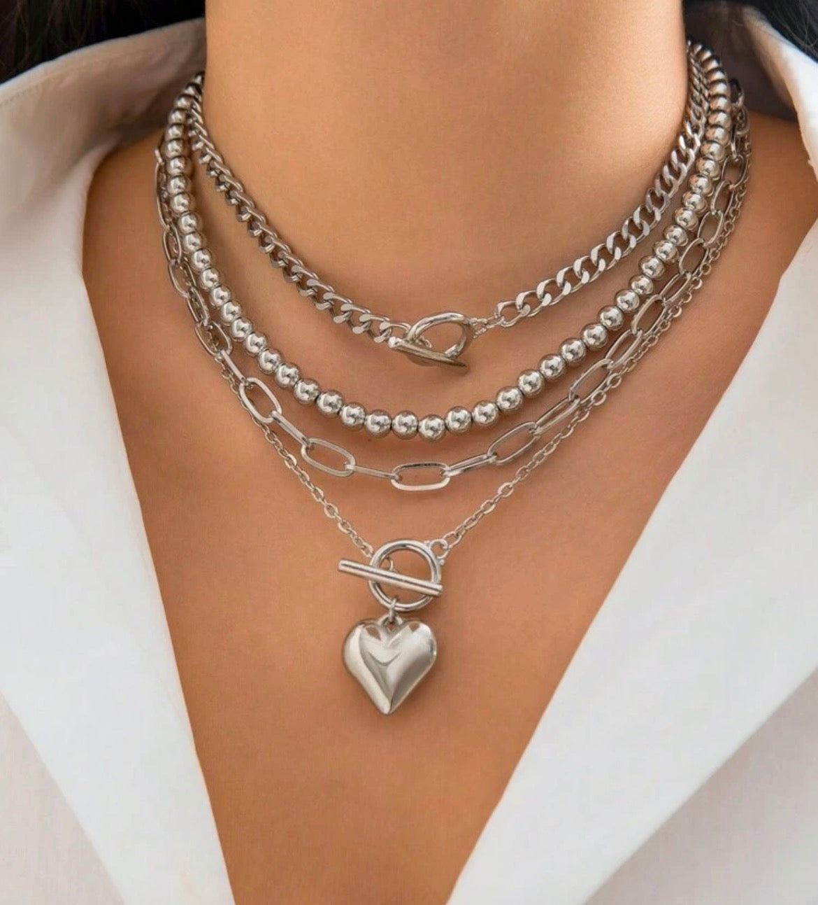 Silver necklace