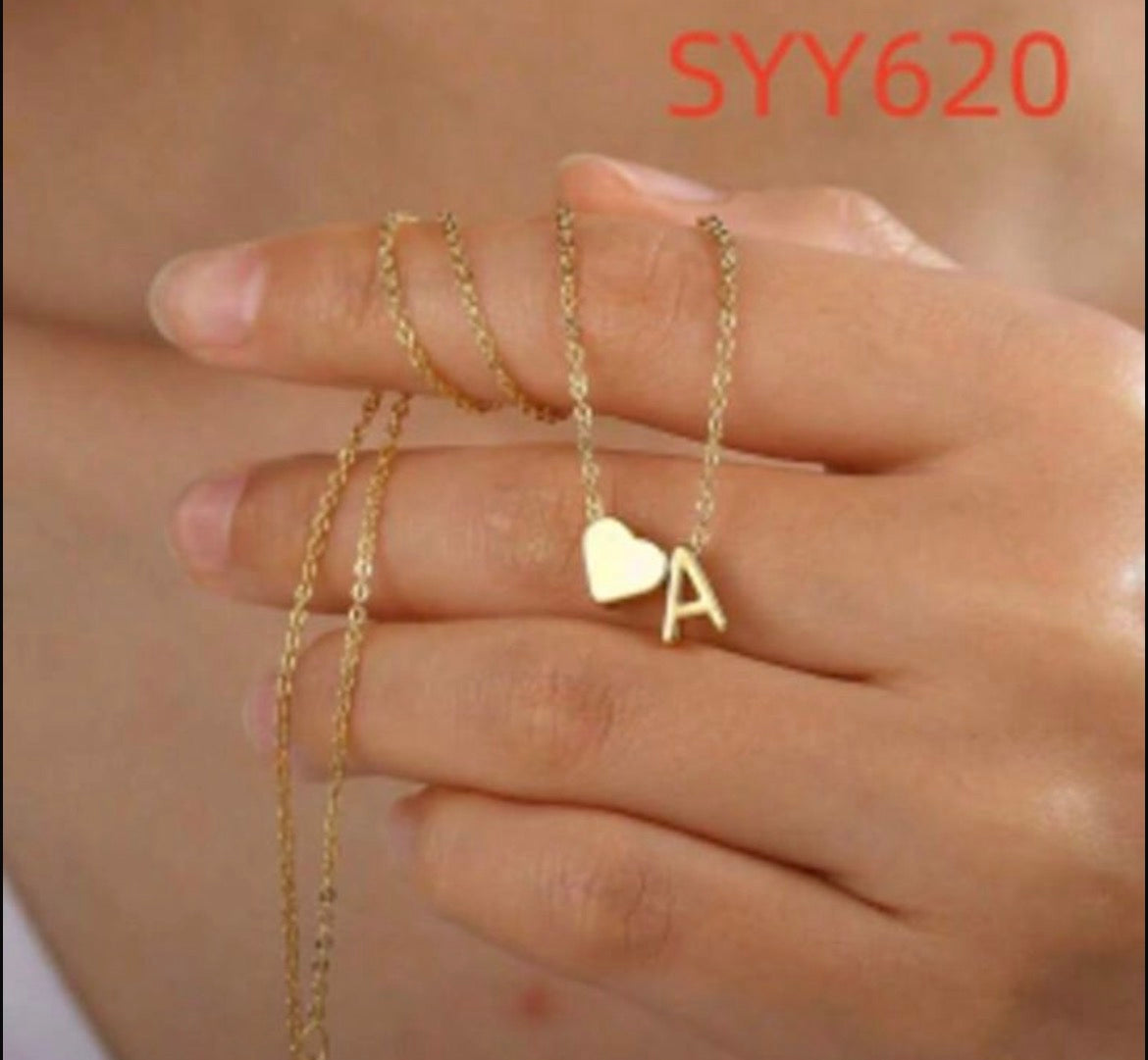 Letter necklace