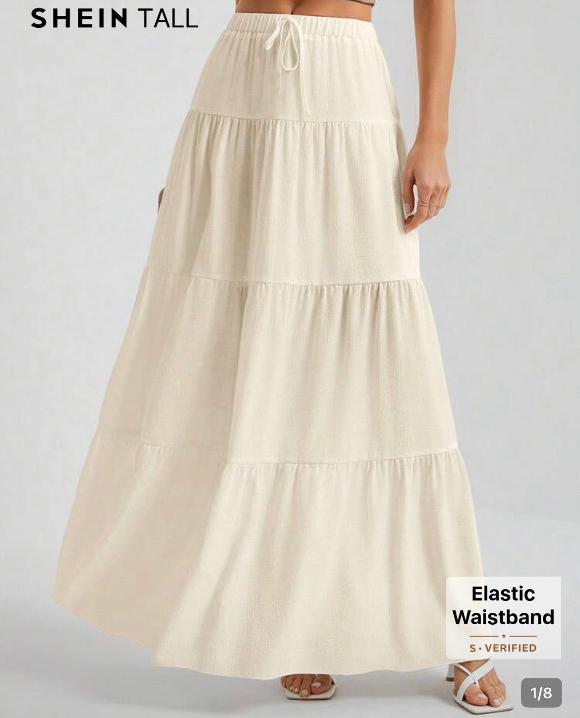 Beige skirt