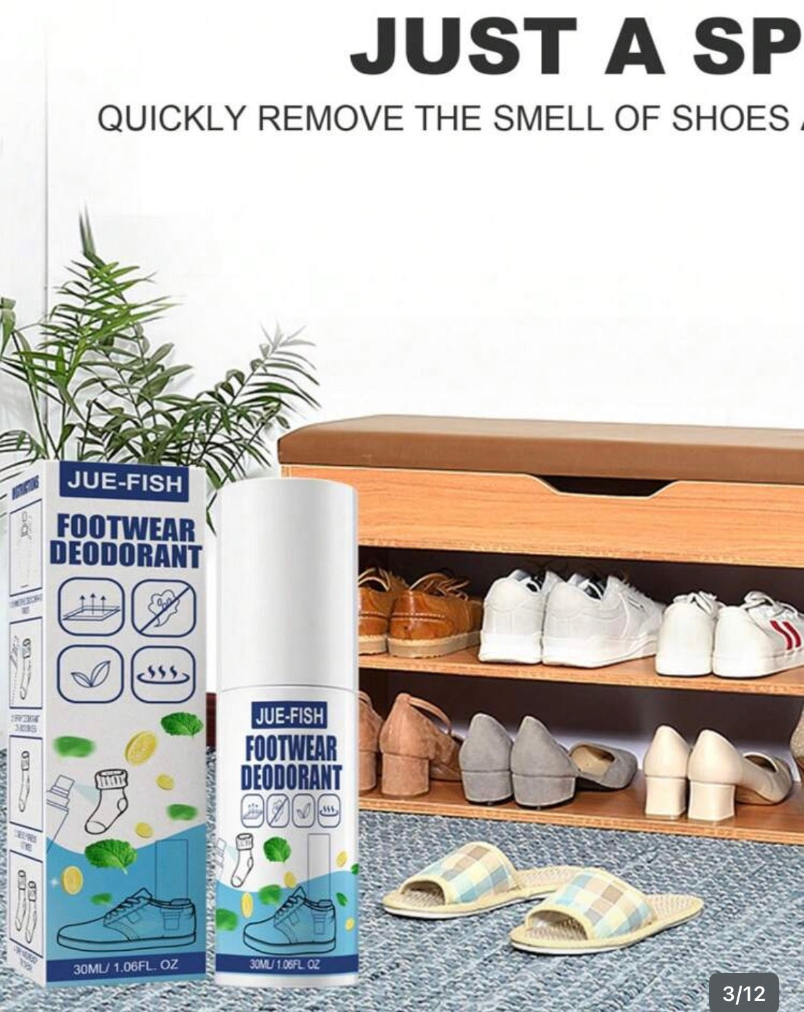 Foot deodorant