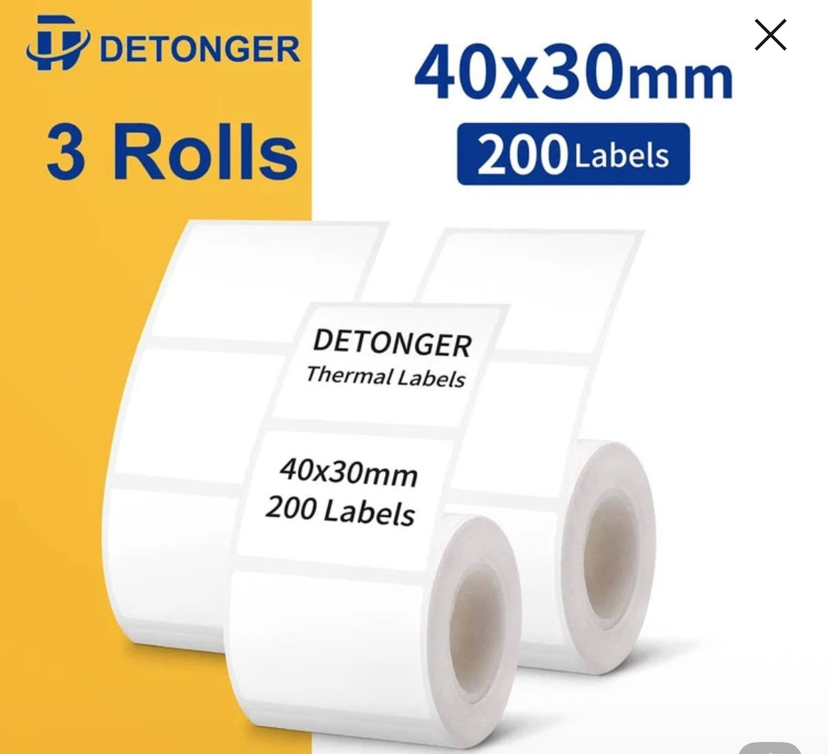 Label sticker rolls
