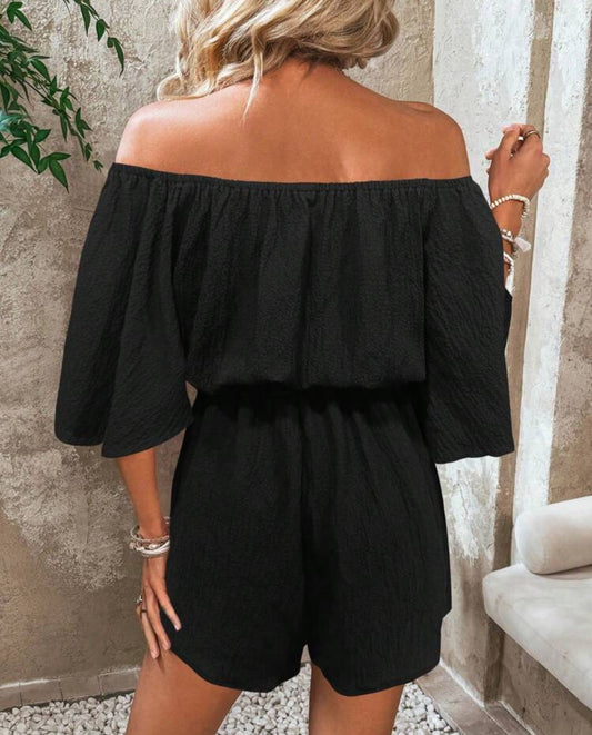 Off shoulder jumpsuit