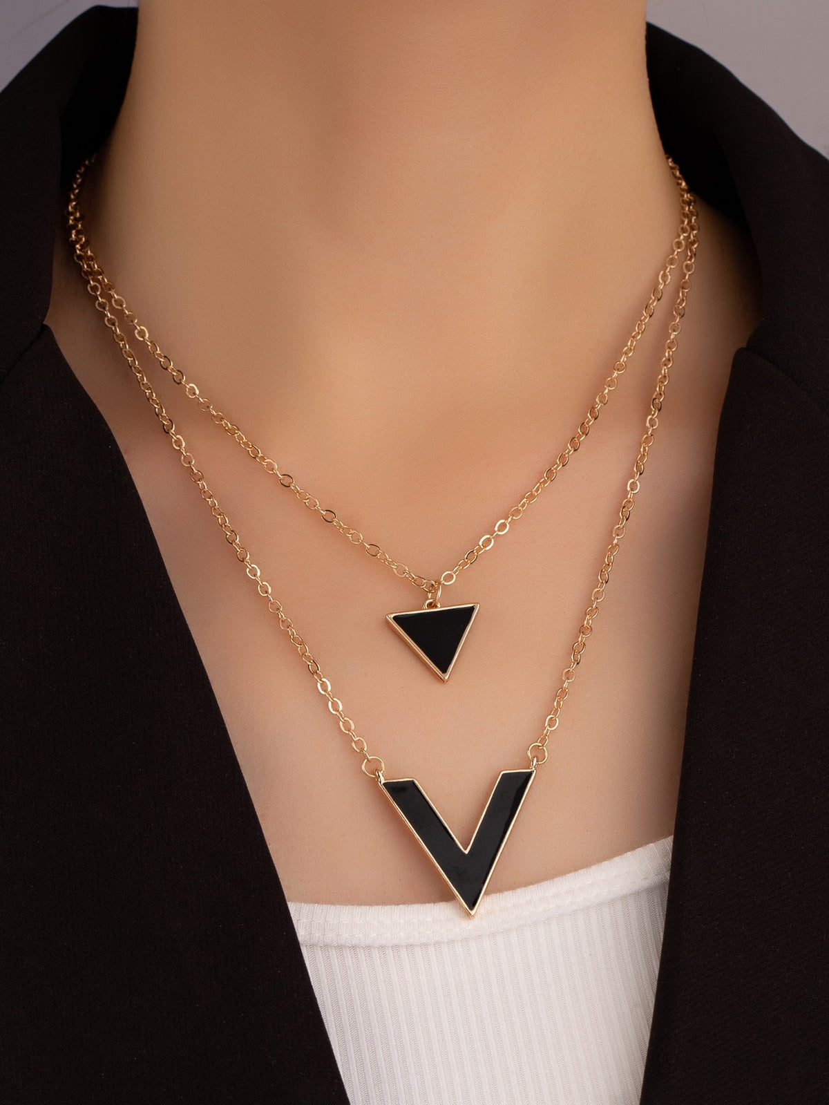 Layered necklace