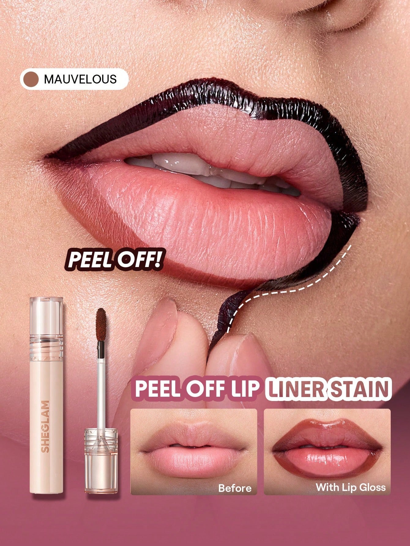 Lip peel off