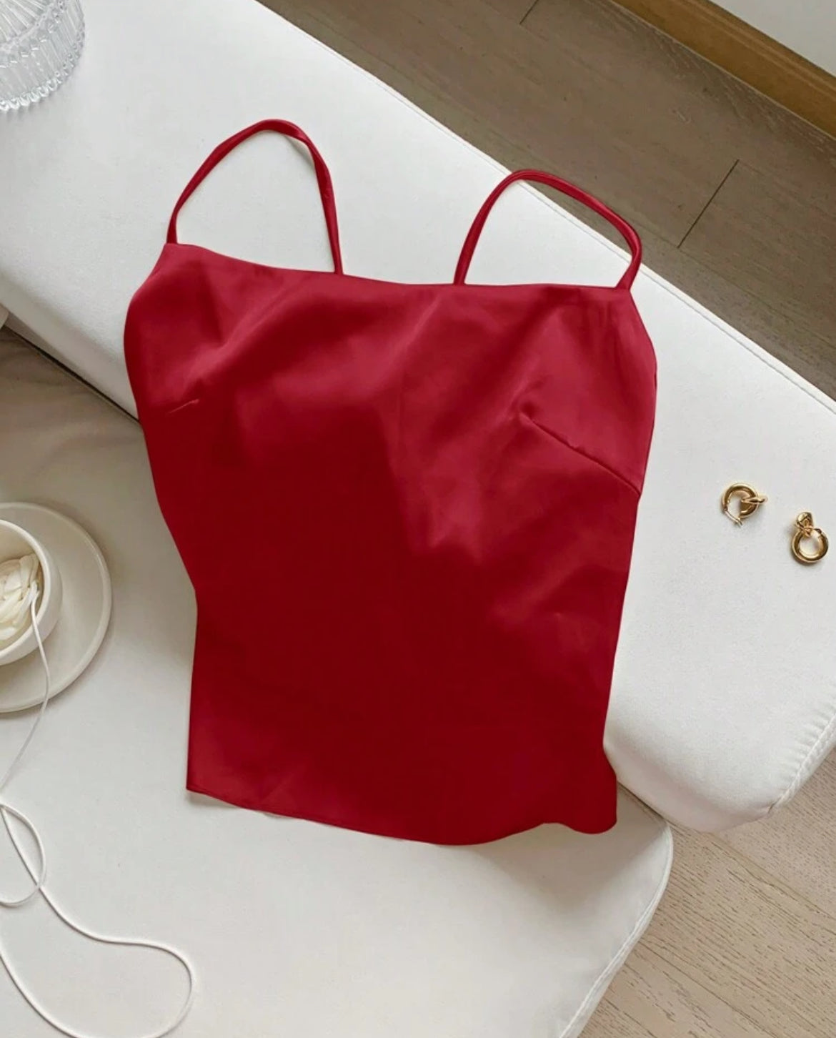 Satin top