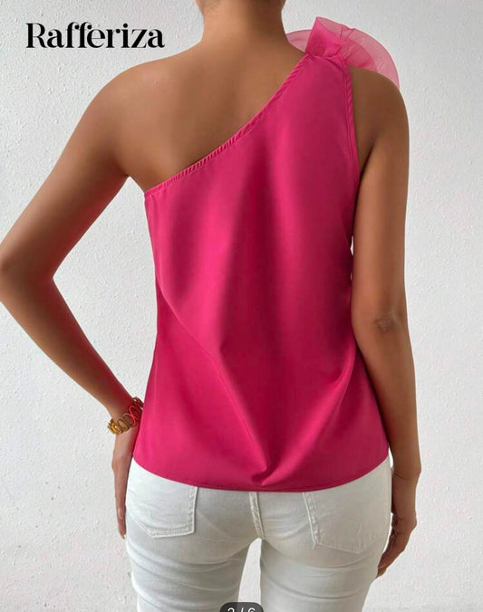 One shoulder top