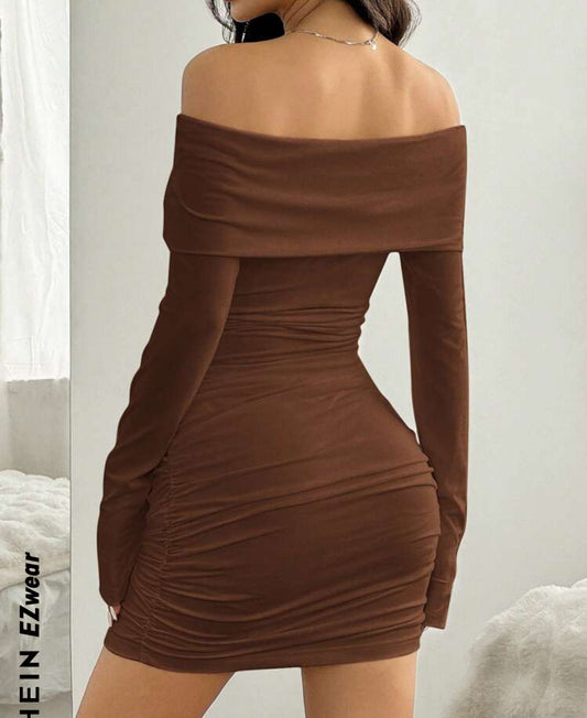 Off-shoulder dress