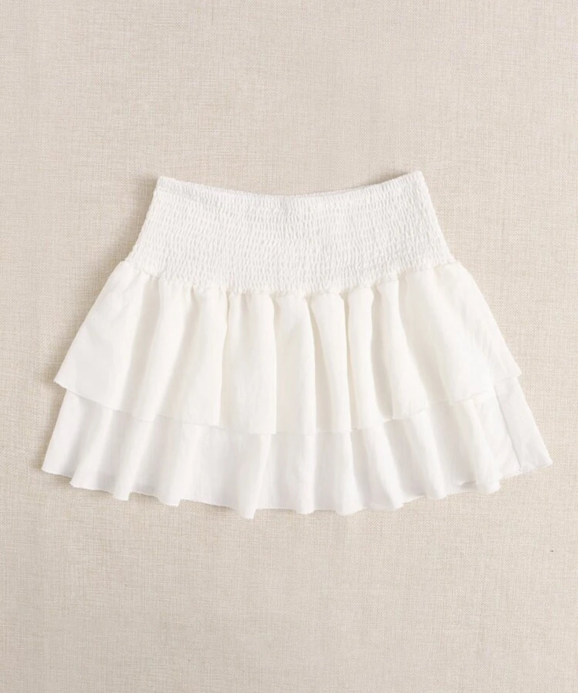 White skirt