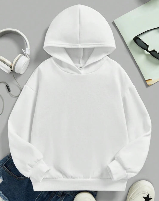 white hoodie