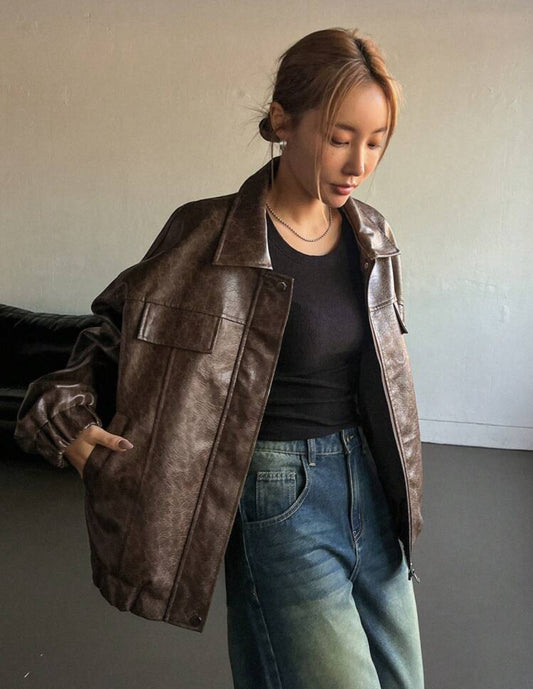Leather jacket
