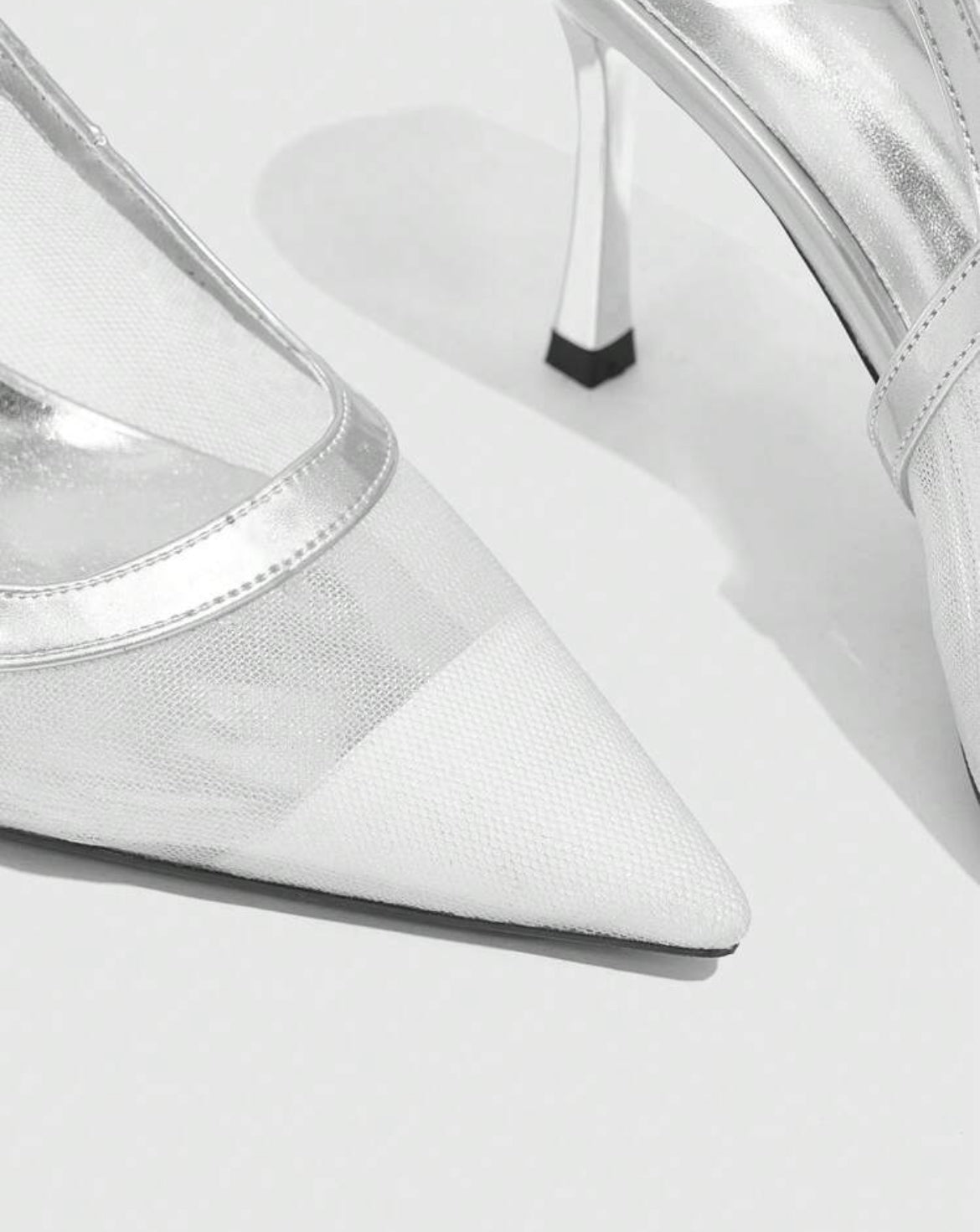 Silver heels