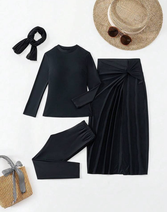 3pcs burkini swimsuit