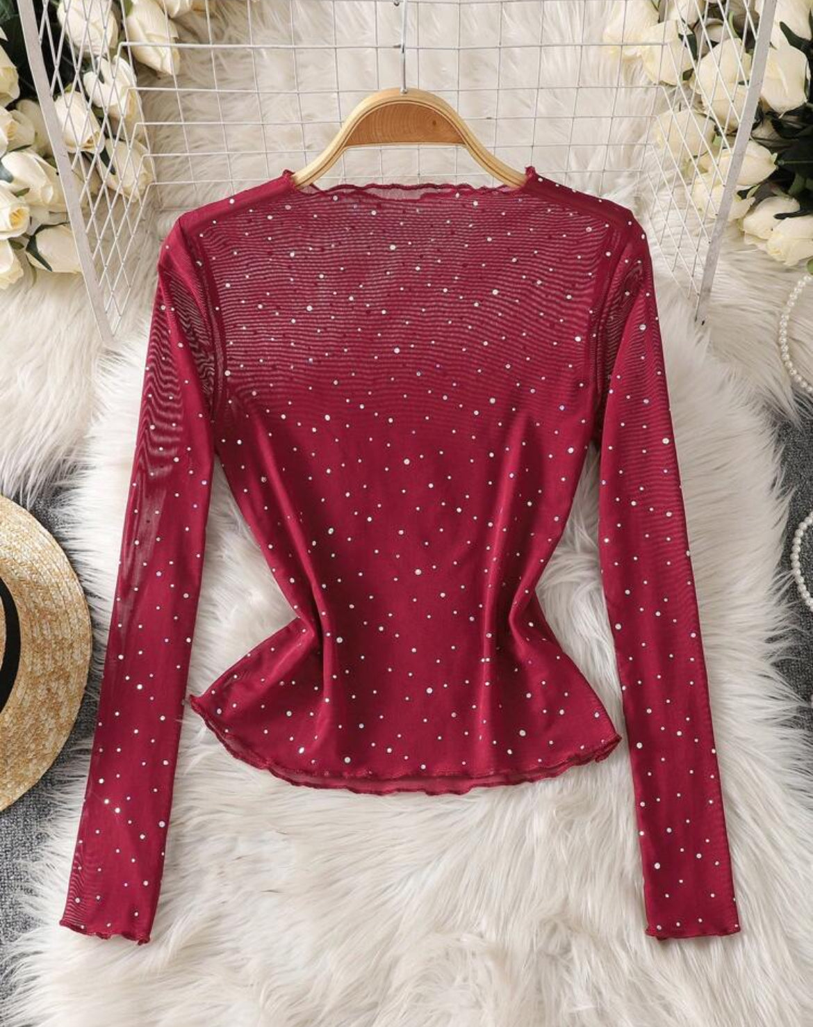 Long sleeve blouse