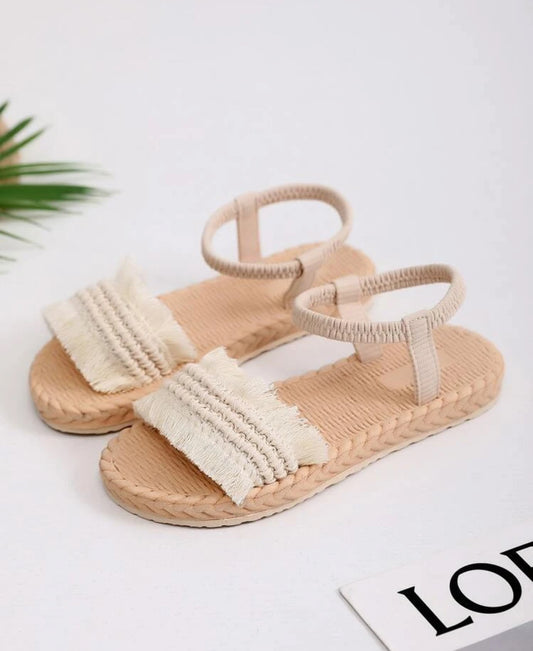 Braided sandals