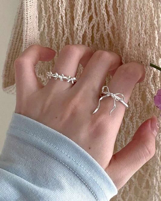 2pcs rings set