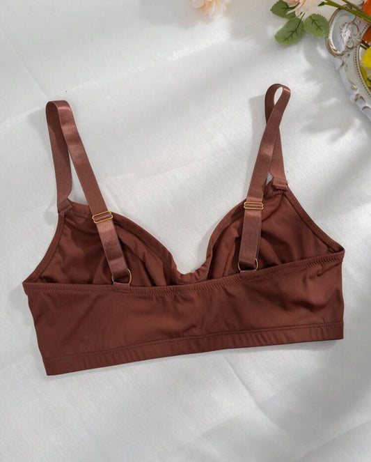 Brown bra