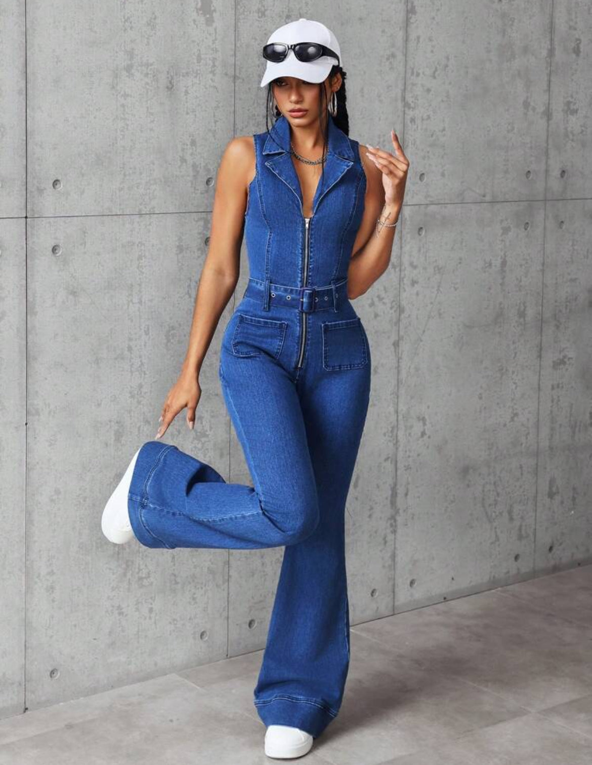 Denim jumpsuit
