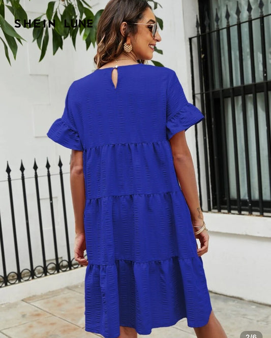 Blue dress