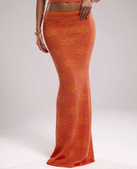 Orange skirt