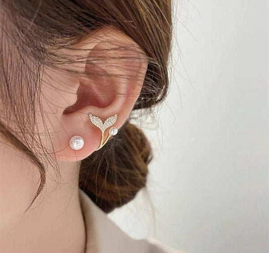 Fish tail earrings