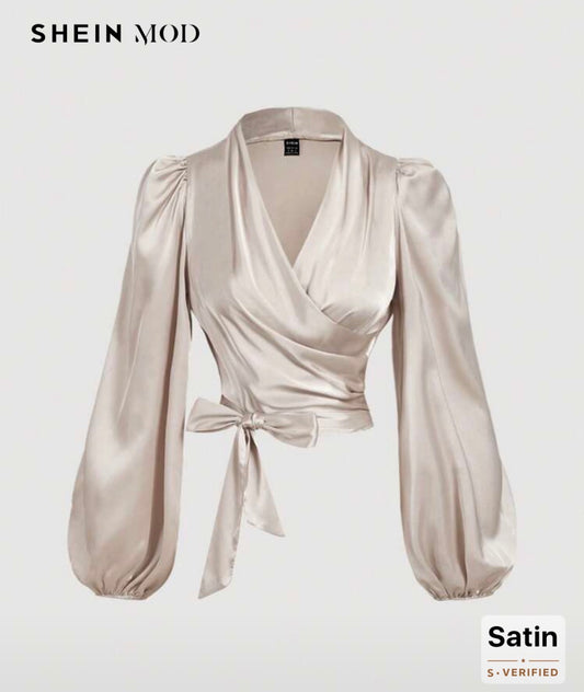 Wrapped blouse